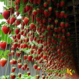 Клубника ампельная Анастасия купить по цене от 370р. в интернет-магазине «Посадика» с доставкой почтой в в Нелидовое и по всей России – [изображение №1].