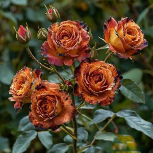 Роза плетистая Оранжевый Бриллиант купить по цене от 450р. в интернет-магазине «Посадика» с доставкой почтой в в Нелидовое и по всей России – [изображение №1].